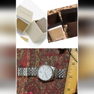 GENUINE AUTHENTIC MICHAEL KORS SILVER WATCH